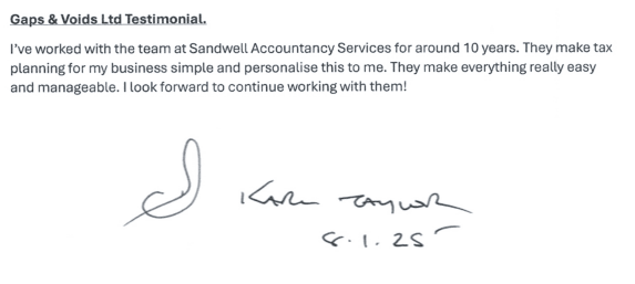 stourbridge client testimonial