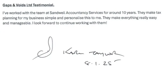 stourbridge client testimonial